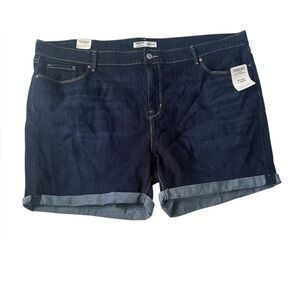 Signature Gold Levi Strauss Women’s Mid Rise 5’ Shorts Jeans Size 24 W37‎ NWT